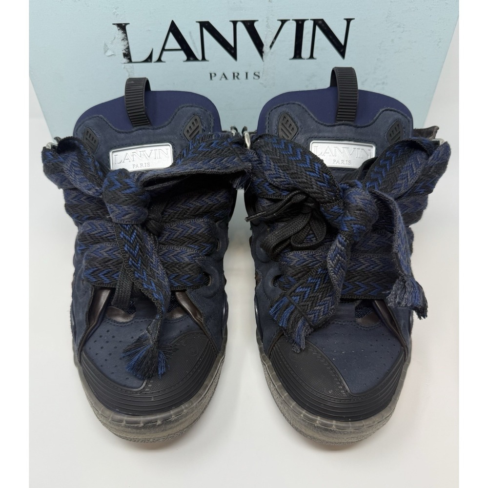 Lanvin Curb Sneaker Navy Size 9 US 42 EU - Picture 2 of 9
